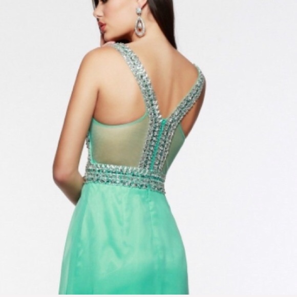 fall plus size dresses Faviana Heat Stone Corset Prom Dress 11011 main image 0
